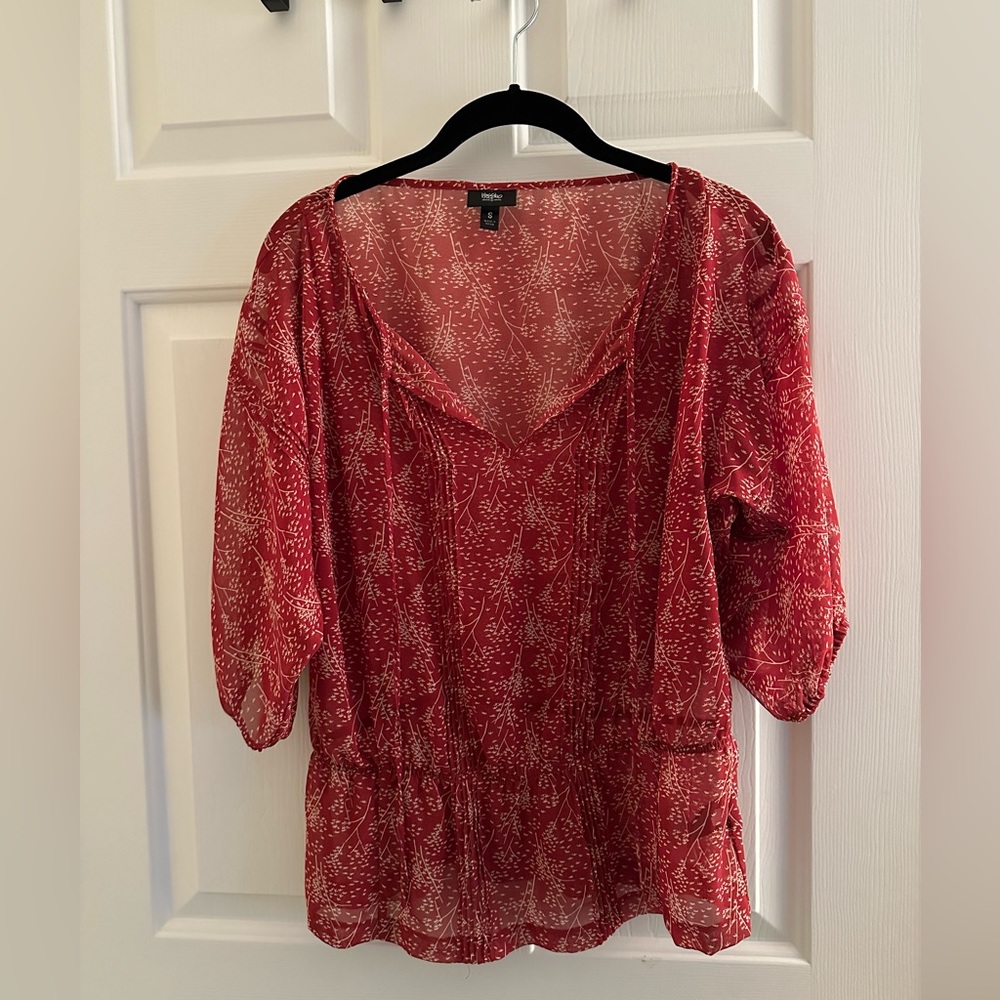 Mossimo 3/4 sleeve blouse top